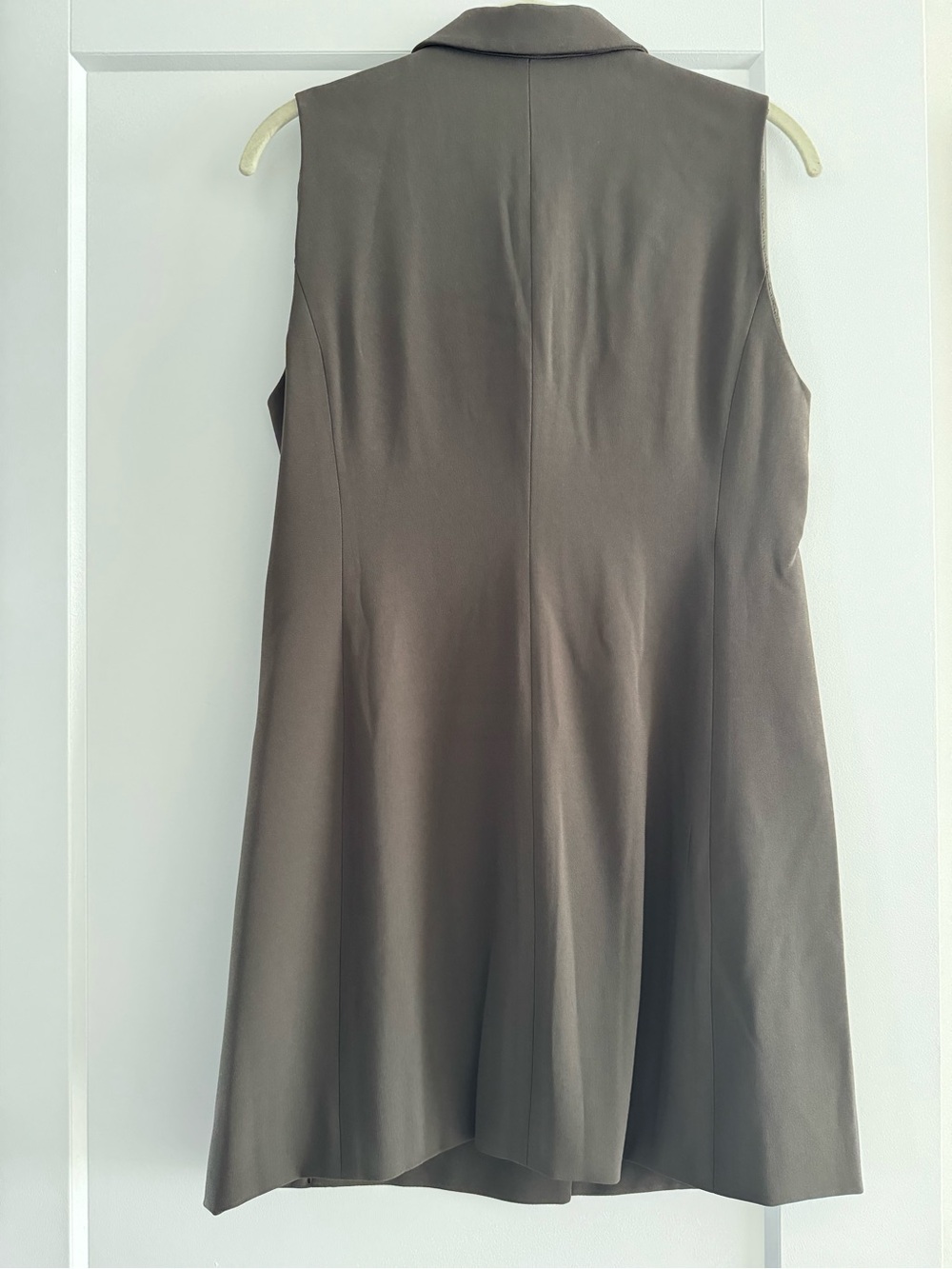 Babaton Blazer Vest Dress in Olive Green - Picture 4 of 8